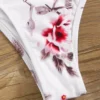 Set de bikini top con estampado floral