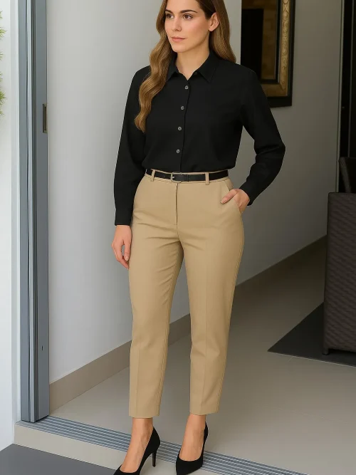 Blusa de Vestir negra