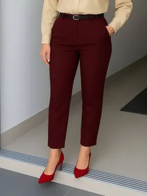 Pantalon Strech vino