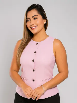 Blusa Victoria rosa Heerelys