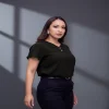 Blusa Aura negra