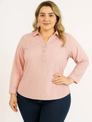 Blusa rayada rosa