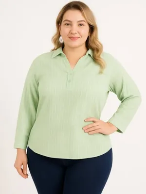 Blusa rayada verde