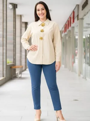 Blusa Heerelys Beige