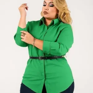 Blusa de cincho verde