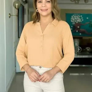 Blusa Heerelys mostaza