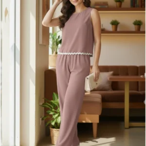 Conjunto Sanz rosa vieja