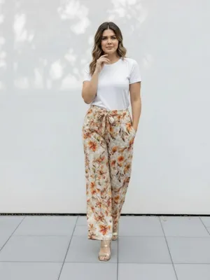 Palazzo Estampados naranja