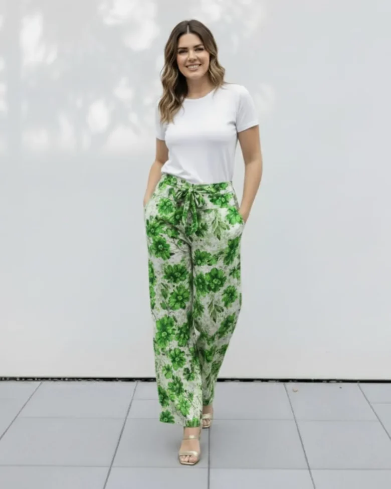 Palazzo Estampados verde