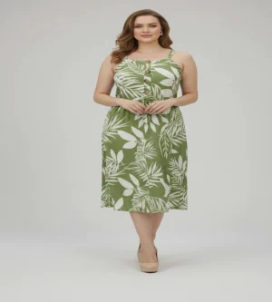 Vestido Bahía verde c Vestido Bahía verde