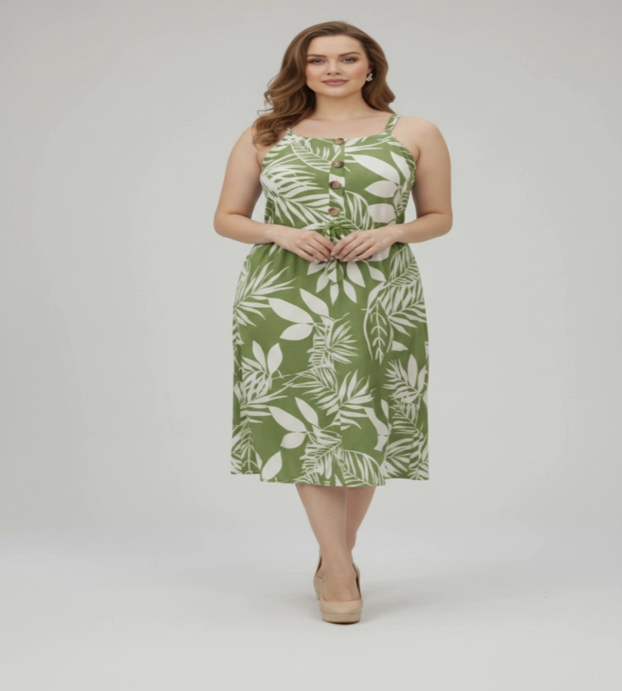 Vestido Bahía verde