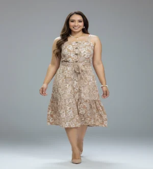 Vestido Serenidad cafe