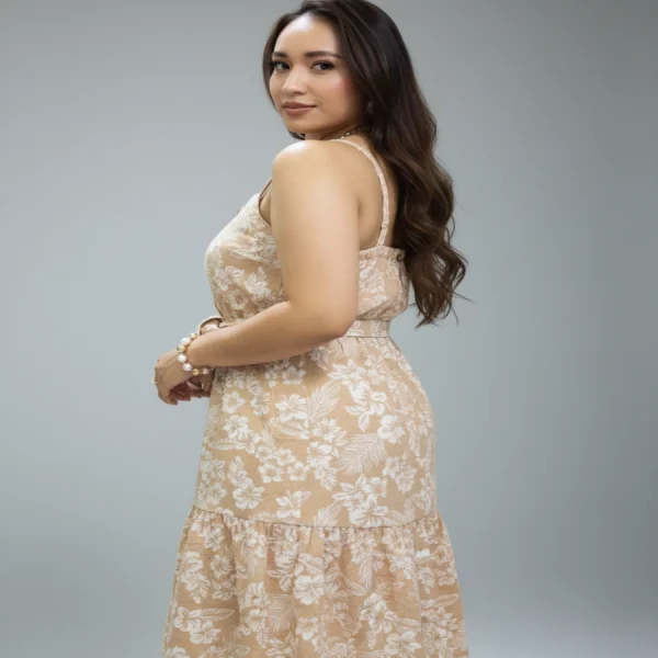 Vestido Serenidad cafe