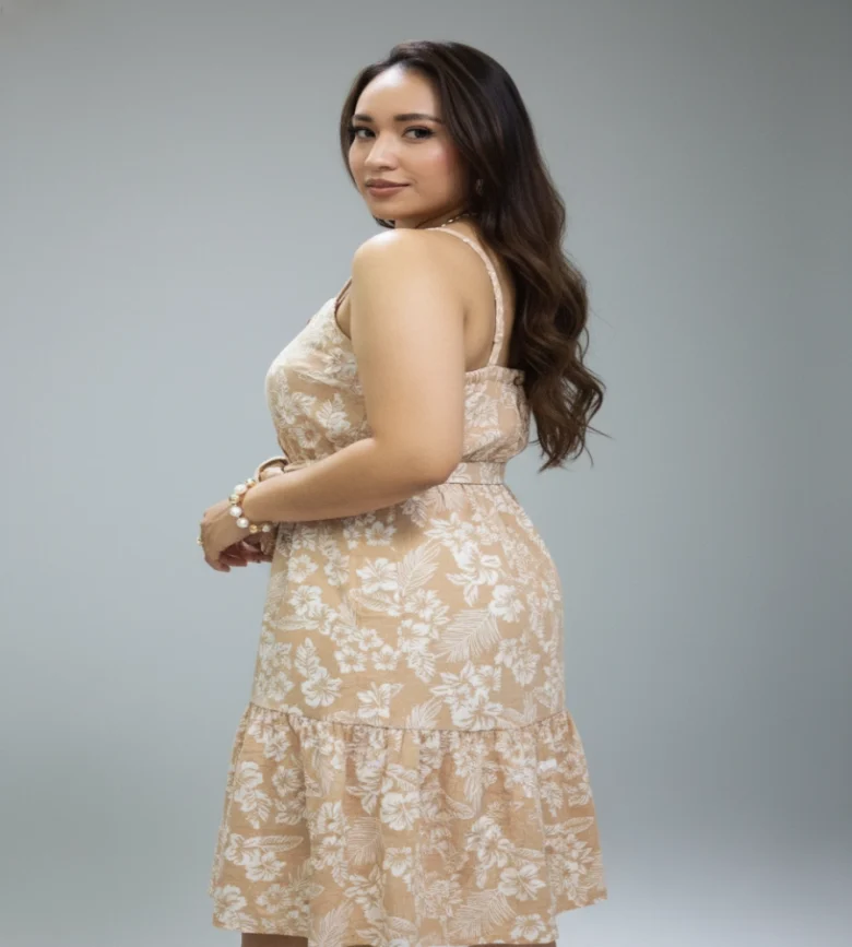 Vestido Serenidad cafe