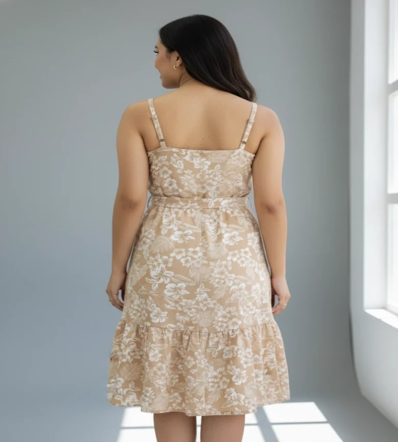 Vestido Serenidad cafe