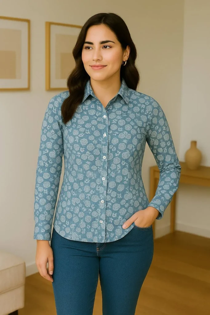 camisas de vestir rosas