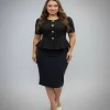 Blusa Duquesa negro