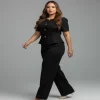 Blusa Duquesa negro