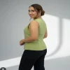 Blusa Elegante Vertice verde