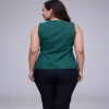 Blusa esencia Verde atras Blusa esencia Verde